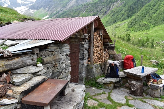 Hütte im Blinnental